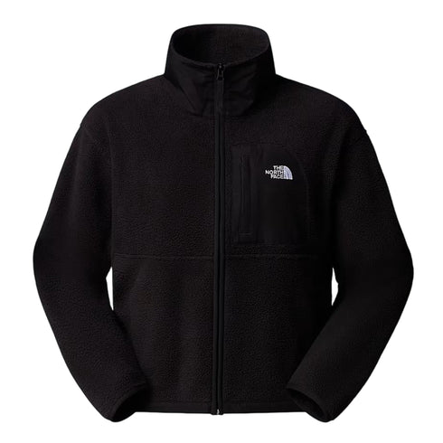 Felpa Donna in pile Yumiori, con collo alto e ricamo logo